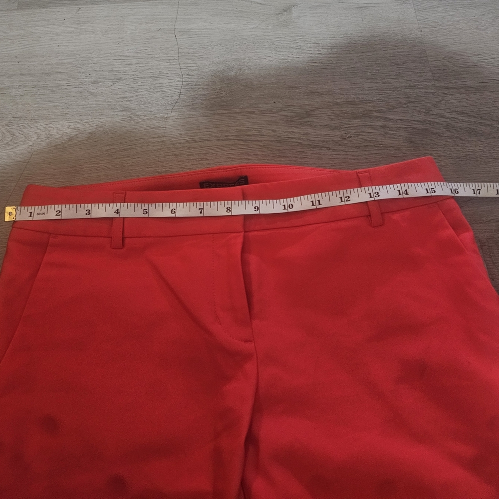 🌿EXPRESS Bold Red Trousers - Picture 2 of 4